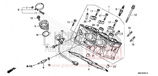 CULASSE (ARRIERE) VFR1200FB de 2011
